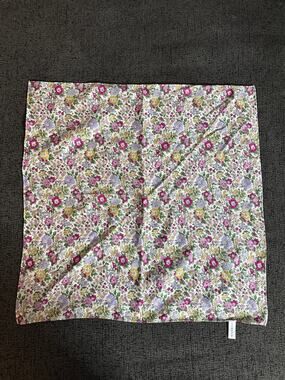 Intermode Liberty Fabric English Garden Ditsy Floral Cotton Scarf Pocket Square